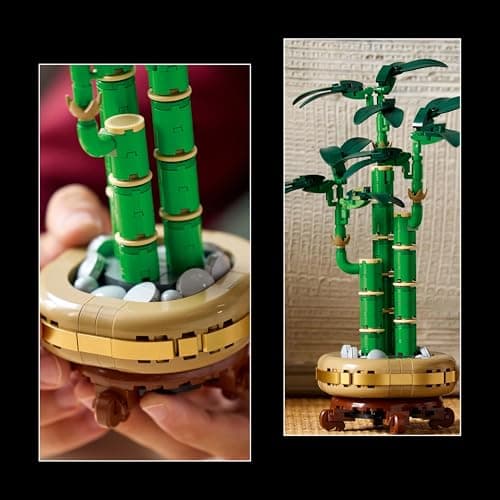 LEGO Botanique 10344 Le bambou de la chance - Plante artificielle et décoration intérieure