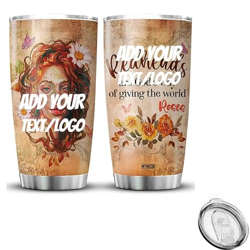 hadefa Tasse à eau personnalisée à faire soi-même avec images, texte, nom, logo, photo, tasse créative pour papa, maman, petit ami, petite amie, cadeau d'anniversaire 591 ml, Coca-cb01