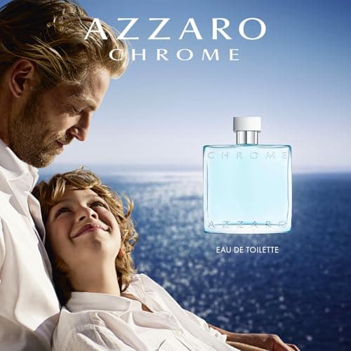 Azzaro Chrome, Eau de Toilette en Spray Vaporisateur pour Homme, Parfum Frais aux Notes d'Agrumes, 50 ml