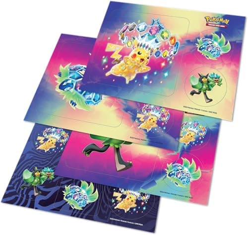 JCC Pokémon : Coffre de Collection (3 Cartes Promo Brillantes, 6 boosters et Plus)