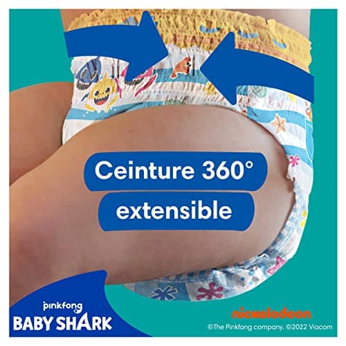 Pampers Splashers, Taille 4-5, 11 Couches-Culottes de Bain Jetables, 9-15kg, Le Confort D'un Maillot De Bain Et La Protection Pampers Optimale dans l'Eau, Edition Limitée Baby Shark