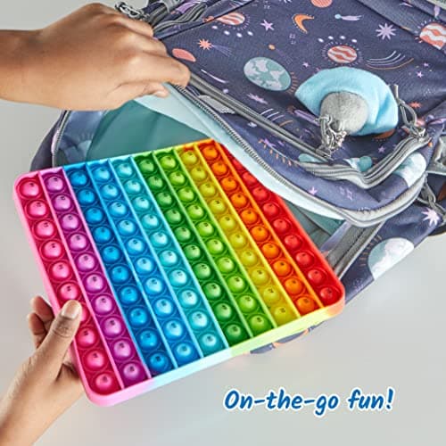 Learning Resources Hundred Board Sensory Bubble Popper, apprentissage des nombres et des motifs, outil sensoriel de mathématiques, adapté aux enfants de 3 à 10 ans