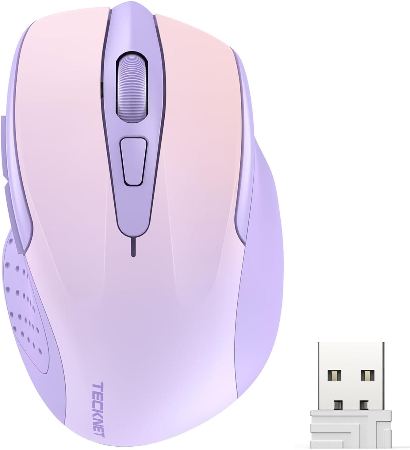 TECKNET Souris sans Fil avec Récepteur USB 2,4 GHz, Souris Ordinateur