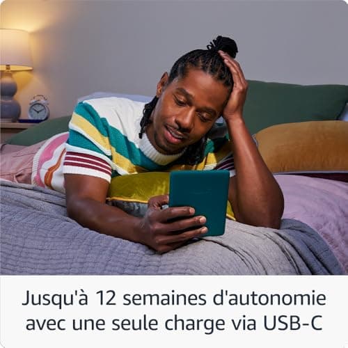Nouvel Amazon Kindle Paperwhite (16 Go) | Notre modèle le plus rapide avec un nouvel écran antireflets de 7" et une autonomie de plusieurs semaines | Sans publicités | Noir