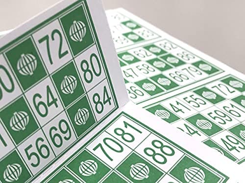 600 Cartes Carton de Loto Bingo Traditionnel de 90 Boules