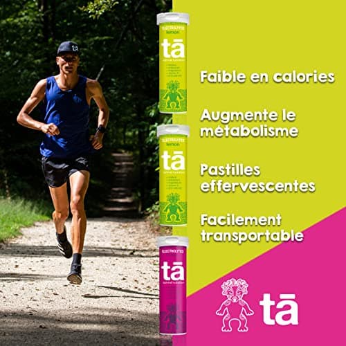 TA ENERGY - PACK x3 Tubes - Pastilles d'hydratation - Sels Minéraux - Vitamines - Faibles en calories - Réduit les crampes - MADE IN FRANCE (Citron Citron Fruits Rouges, x3 Mix)
