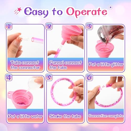 Funblitz Cadeau Fille 6 7 8 9 10 11 12 ans, Activites Manuelles pour Enfants Kits de Loisirs Créatifs Jouet Fille 6-10 Ans Kit Bracelet Fille Jeux Enfant 6 8 ans Idee Cadeau Ado Fille Creation Enfant