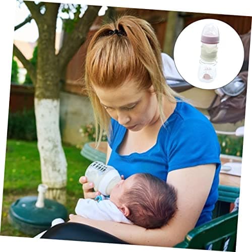 Hohopeti Biberon Infantile Bouteille Bouteille De Lait Conteneur Infantile Bouteille De Lait Voyage Bouteille De Lait Bouteille En Verre De Lait Enfant