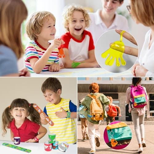 aquota Cadeau Anniversaire Enfants Invites 80PCS - Assortiment Accessoire Gadgets Set Party Favors Garçon Fille Prix du CarnavalNoël School Award Petits Jouets Fillers Cadeau de Classe