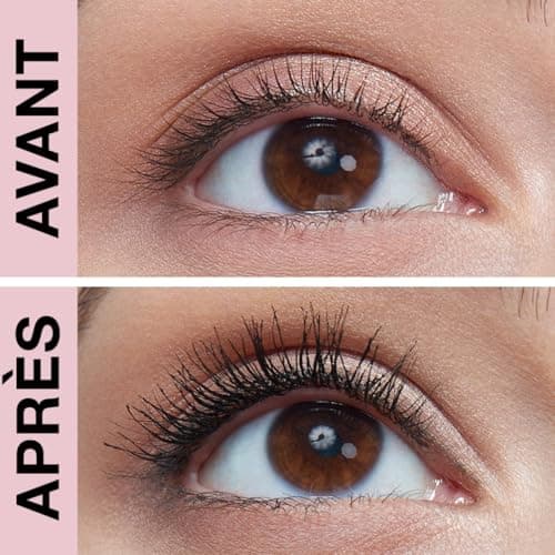 Maybelline New York - Mascara Volume et Longueur Waterproof - Sky High Waterproof – Teinte : Very Black, 7,2 ml