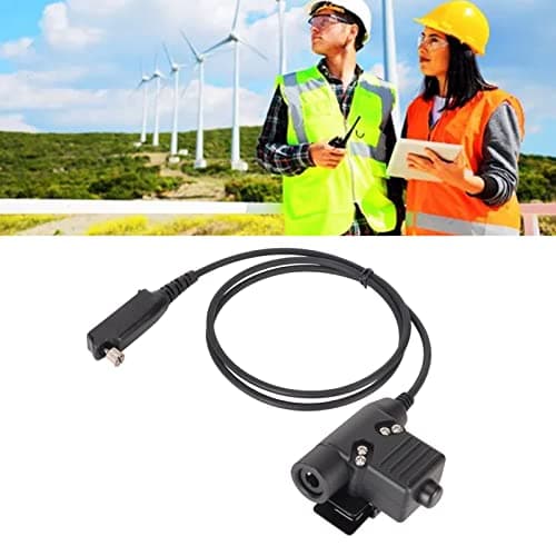 Adaptateur U94 PTT Push to Talk, Câble de Connecteur de Casque pour Talkie-walkie pour Radio Sepura Stp8000 Stp8030 Stp8035 Stp8038