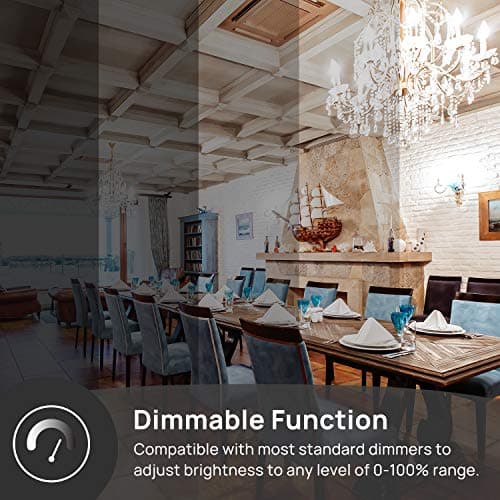 Linkind Ampoule LED Dimmable E14 Forme Bougie, 5W Équivalent à 40W, Blanc Froid 5000K, 470lm, Ampoule Bougie B35 avec Petit Culot à Vis, Lampe Intensité Variable 220-240V, Lot de 6