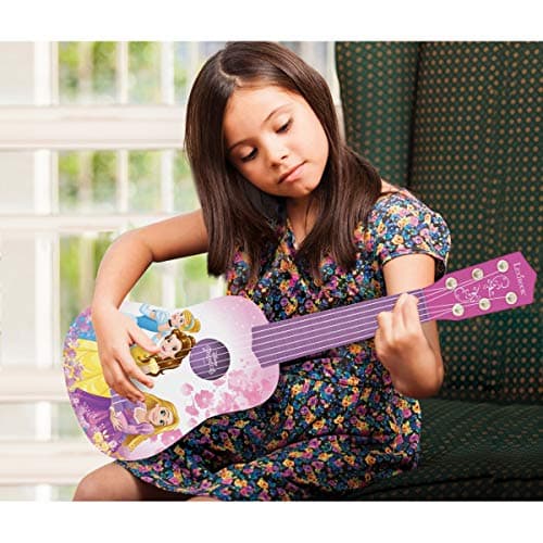 Lexibook K200DP-Ma première guitare Disney Princess, Rose