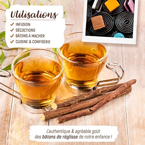 Bâtons de Réglisse Bio - Planète au Naturel - 100 g