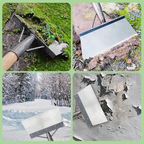 Pelle de Nettoyage de Jardin Multifonction 20CM Multifonction Outillage de Jardin Pelle Jardinage Outil de Désherbage de Jardin, Pelle Extérieure de Nettoyage de Jardin pour Le Jardin, La Ferme