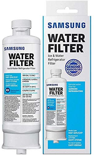 Lot de 2 filtres à eau de réfrigérateur de rechange pour Samsung DA97-17376B DA97-08006C HAF-QIN HAF-QIN/EXP