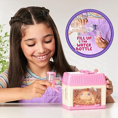 Little Live Pets Nourris et occupe-toi de Lil’ Bunny dans Le clapier pour Qu’Elle devienne Maman !
