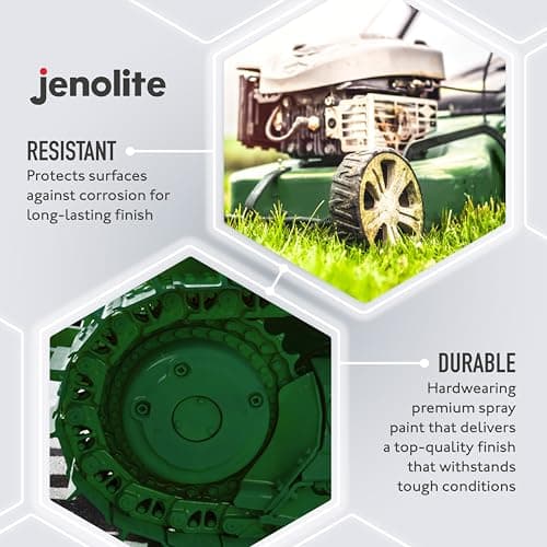 JENOLITE Peinture aérosol multi-surfaces résistante à la corrosion pour une finition durable - Vert ATCO - 400 ml