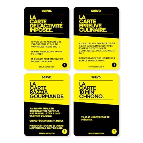 SERVD - en Couple - Le Jeu de Cartes hilarant pour Les Couples dans la Vraie Vie