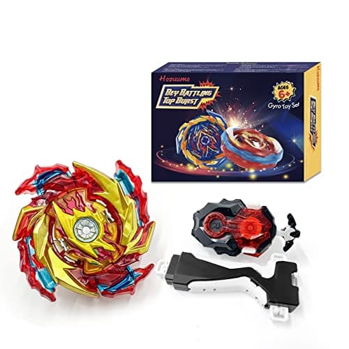 Hozuumo Bey Toupie Bay Blade Burst Turbo Combinaison, avec Metal Fusion Lanceur, Jouets Classiques Enfants Cadeau 38