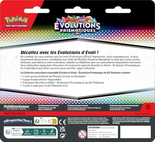 Pokémon, Collection Autocollant réajustable, Multicolour