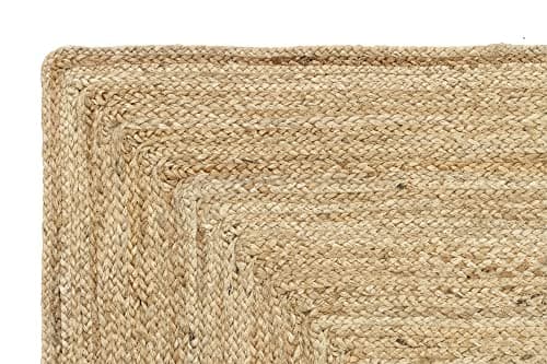 HAMID - Tapis Naturel, Alhambra Tapis Couleur Naturelle, Tressé à la Main, pour Salon, Salle à Manger, Chambre, Couloirs, Couleur Naturelle (200x300cm)