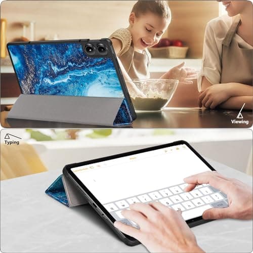 HEISHAYU Coque Étui pour Xiaomi Redmi Pad Pro/Pro 5G / Poco Pad 12.1 Pouce 2024, Housse de avec Veille/Réveil Automatique, Z-Vagues