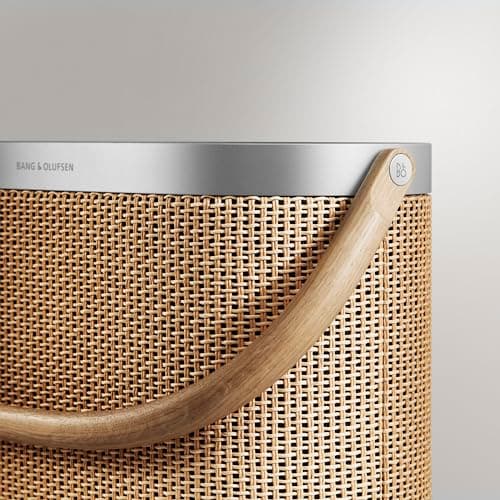 Bang & Olufsen Beosound A5 - Enceinte Puissante Design Modulaire et Circulaire Bluetooth Portable et WiFi Connectée, Autonomie Longue Durée et Dotée d’un Chargeur Sans Fil Intégré - Nordic Weave