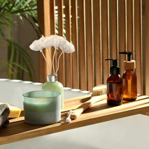 Angoily 8PCS Fleurs de Diffuseur à Roseaux, Diffuseur de Parfum en Rotin, Diffuseur de Fleurs avec Bâtons de Rotin pour Parfum de Pièce Et Décoration de La Maison