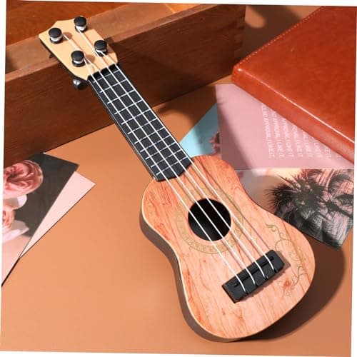 GARVALON Mini Ukulélé Enfants Ukulélé Jouet Instruments De Musique Modèles Ukulélé Instruments Jouet en Plastique Ukulélé Modèle Simulation Ukulélé Jouets Ukulélé Jouets Enfants Guitare