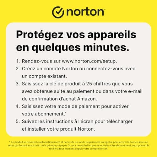 Norton 360 Premium 2025 |10 Appareils | 12 mois | Téléchargement