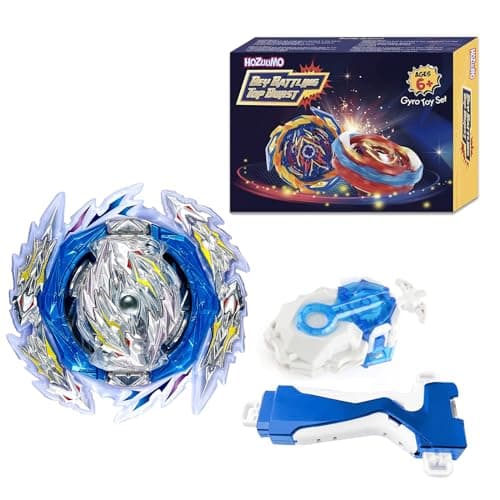 Hozuumo Bey Toupie Blade Burst Turbo Combinaison, Toupie de Combat 4D Metal Fusion avec Lanceur B-184, Bey Starter Blade, Jeu Cadeau pour Enfants de 6+ Ans