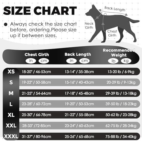 Dotoner Manteau pour Chien à Quatre Pattes Vestes pour Chien Polaire Coupe-Vent Pull Vêtements Chien Manteaux d'hiver pour Chiens de Petite,Taille pour l'intérieur et l'extérieur