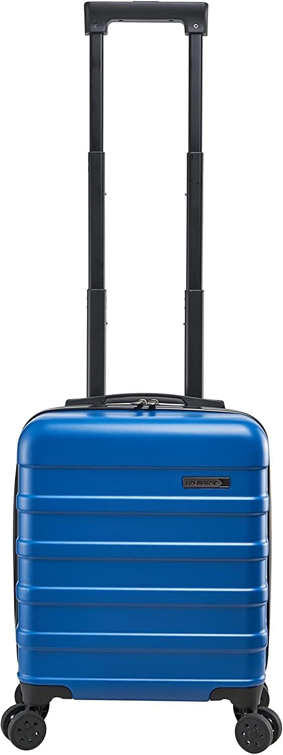 Cabin Max – Valise à Main Anode légère avec Coque Rigide, 4 Roues, Serrure à Combinaison, Bleu égée, 45 x 36 x 20 cm ...