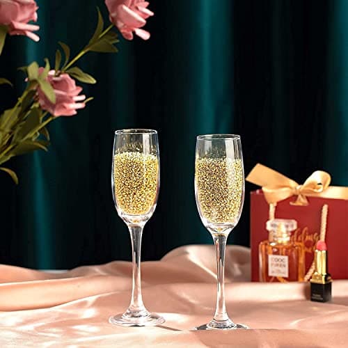 FENGCHUANG 4000 Pièces de Strass Etincelants en 3 Tailles, Idéal Pour Les Décorations de Table de Mariage, Les Décorations de Fête D'anniversaire, Les Remplisseurs de Vase, L'artisanat (Jaune)