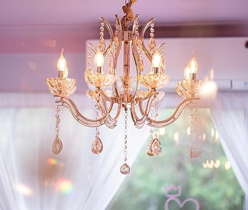 RANBOO Ampoules à LED E14 4W Filament Bougie Ampoule Blanc Chaud 2700K, 400LM, 40W Equivalent, Non-Dimmable, Chandelier E14 SES ampoules, Angle de faisceau à 360 degrés, Lot de 6
