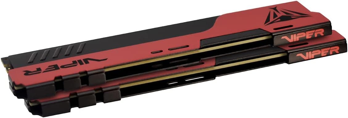 Patriot Memory Viper Elite II DDR4 3200 16Go (2x8Go) C18 Mémoire RAM Haute Performance XMP 2.0 Noir/Rouge