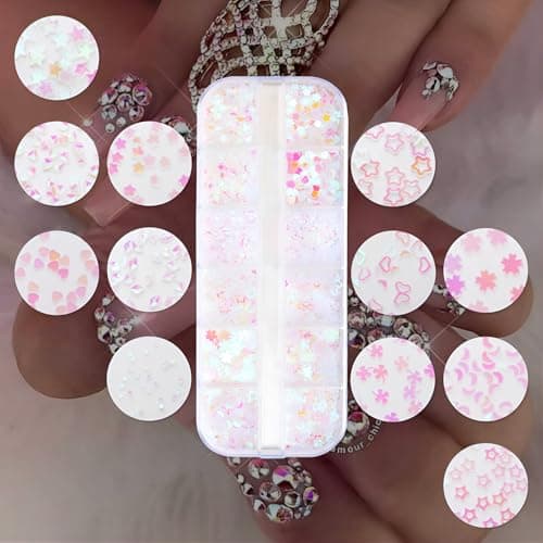 5800 Pièces Pierres Strass Ongles Strass Ongle Nail Art Cristal AB Strass Gemmes Kit Strass Nail Art Strass à Dos Plat Nail Charmes avec Pincette Pick Up et Stylo Pointeur Strass pour DIY Nail Art