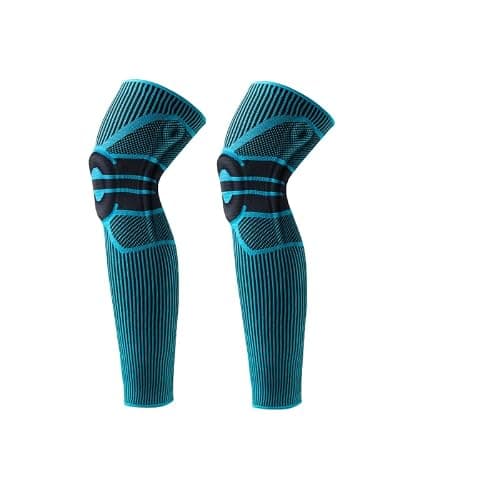 Flytexplus Maintien Compression Genouillère sport,Manchons de genou et jambe V2,Genouillere Arthrose Genou Genouillères pour Femmes/Hommes,Soutenir les douleurs articulaires,les dommages au ligament