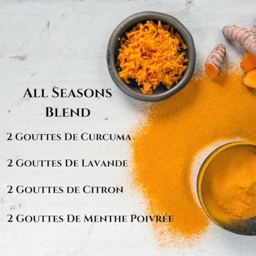 SenseLAB Huile essentielle de curcuma - Huile de curcuma naturelle 100% pure de qualité thérapeutique pour diffuseur d'aromathérapie et humidificateur Huile pour le soin des cheveux et de la peau 10ml