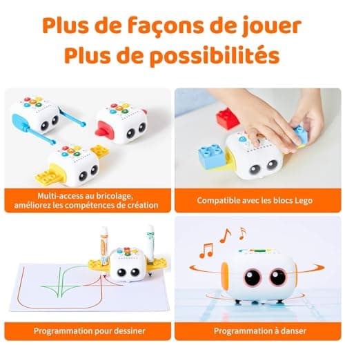 Matatalab TaleBot Pro Coding Robot pour Enfants de 3 à 5 Ans, Jouets Éducatifs d'Apprentissage, Jouets STEM Interactifs, Jouets sans Écran pour que les Enfants Apprennent les Bases de la Programmation