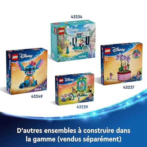 LEGO ǀ Disney Stitch, Jouet de Construction pour Enfants, Set avec Cornet de Glace, Figurine à Construire, Idée Cadeau pour Les Filles et Garçons Dès 9 Ans Fans du Célèbre Film Lilo et Stitch 43249