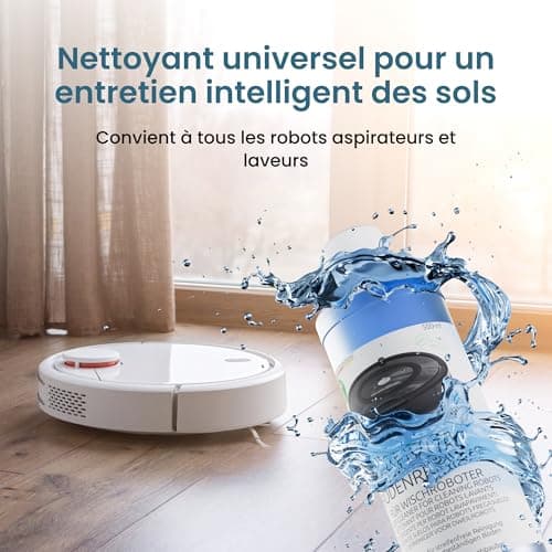 PURIVITA® Produit Robot Laveur Sol [500ML] - Détergent Robot Laveur - Produit Nettoyant Aspirateur Laveur - Concentré de Détergent Pour Tous les Robots Lavants - Produit Pour Aspirateur