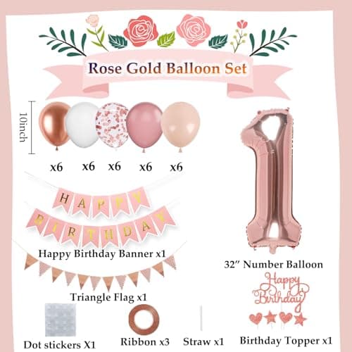 Decoration Anniversaire 16 Ans, Or Rose Ballons 16 Ans Anniversaire, Deco Anniversaire 16 ans, Ballon 16 ans, 16 Ans Décorations Anniversaire, Deco Ballon 16 ans Aniversaire de Fête pour Femme Homme