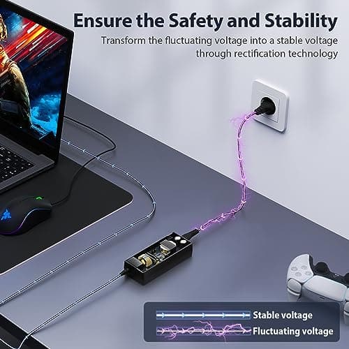 Sunydeal 90W Chargeur universel PC pour Ordinateur Portable HP Stream ASUS Vivobook Lenovo Ideapad Dell Acer Toshiba Sony Fujitsu MSI Samsung JBL 18.5V 19V 19.5V 20V Câble d'alimentation avec 10 Tips