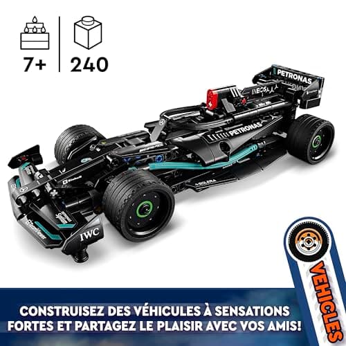 LEGO Technic Mercedes-AMG F1 W14 E Performance Voiture de Course Jouet pour Enfants, Garçons et Filles Dès 7 Ans, Modèle à Rétrofriction, Décoration pour Chambre, Idée Cadeau d'anniversaire 42165