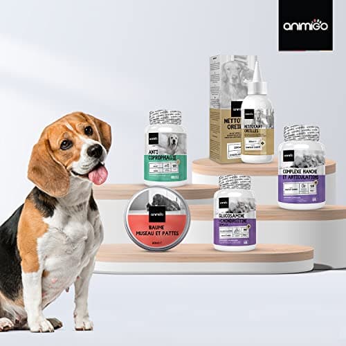 Vitamine Chien & Chat 365 Comprimés - 18 Minéraux & Vitamine pour Chien : Vitamine C, D, Vitamines B, Fer, Zinc, Calcium - Pour Santé Globale, Immunité, Peau, Poil, Articulations, Os, Digestion