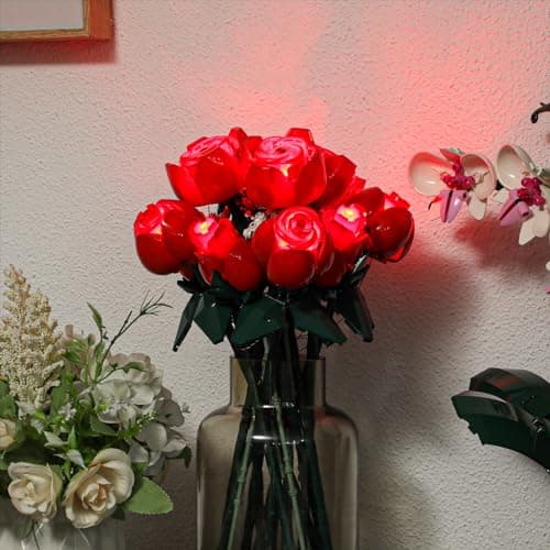 BRIKSMAX Kit d’éclairage à LED pour Lego Icons Le Bouquet de Roses - Compatible with Lego 10328 Blocs de Construction Modèle- Pas inclure l’Ensemble Lego