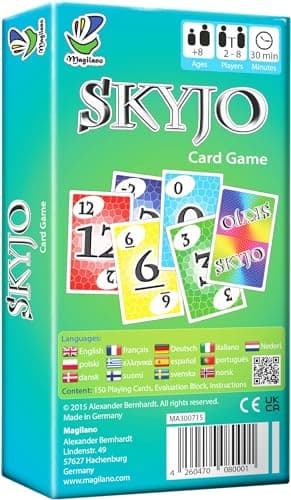 SKYJO, de Magilano - Le Tout Nouveau Jeu de Cartes/de société pour Les Petits et Les Grands pour se divertir et Passer des soirées Amusantes avec des Amis et en Famille