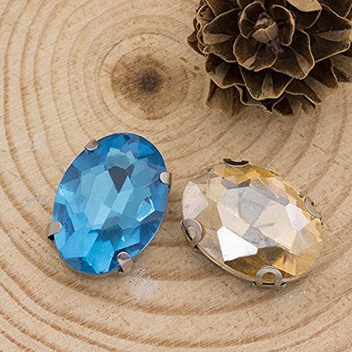 Gwotfy Artisanat de Strass, 150 Pièces Strass en Verre Strass Colorés Cristal Pierres Précieuses Artisanat en Verre Pierres Précieuses pour DIY Artisanat Vêtements Chaussures Sac, Couleur Aléatoire
